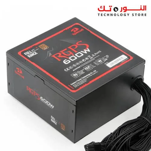 REDRAGON RGPS GC-PS002 600W 80+ BRONZE GAMING PC POWER SUPPLY