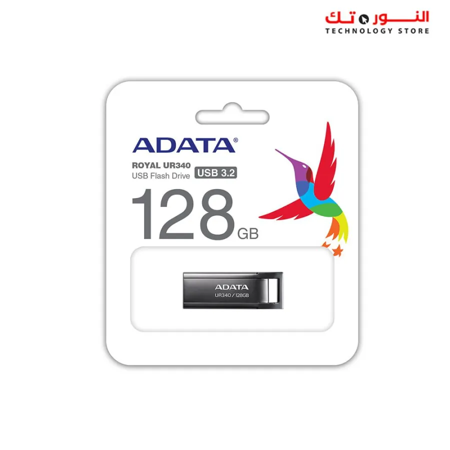 ADATA ROYAL UR340 USB 3.2  128GB METAL BLACK