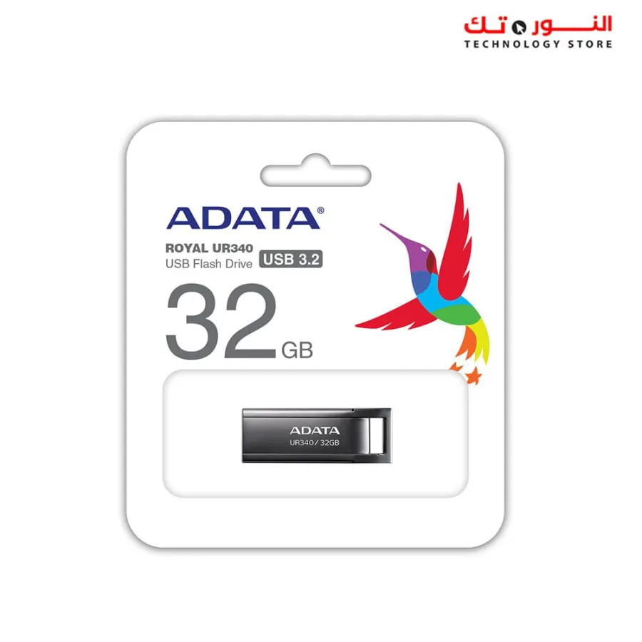 ADATA ROYAL UR340 USB 3.2  32GB METAL BLACK