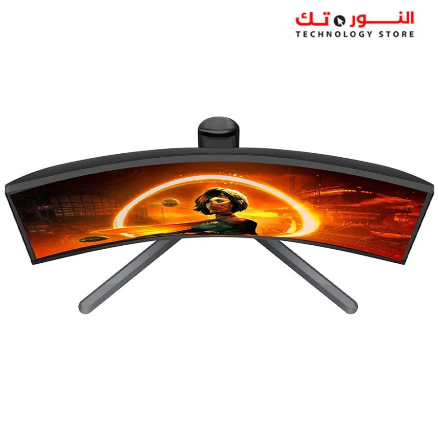 AOC GAMING CQ27G3S Frameless Curved Gaming Monitor, QHD 2K 2560x1440, 1000R VA, 165Hz 1ms, FreeSync Premium ,Black