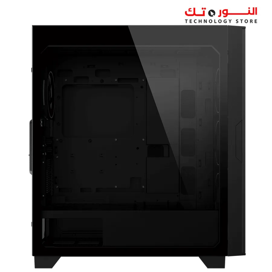 GIGABYTE AORUS C500 Glass - Black Mid Tower PC Gaming Case, Tempered Glass, USB Type-C, 4X ARBG Fans Included