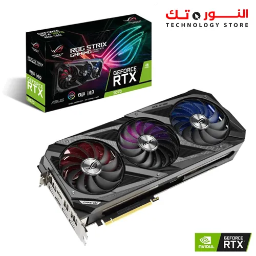 ASUS GeForce RTX 3070 ROG Strix OC Edition 8GB GDDR6 Graphics Card