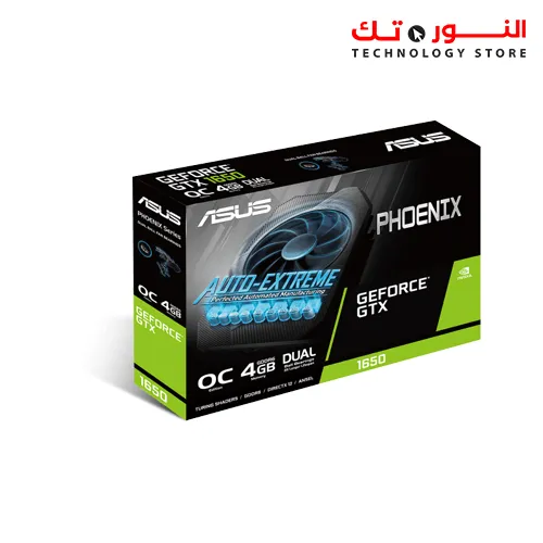 ASUS Phoenix GeForce® GTX 1650 OC edition 4GB GDDR6