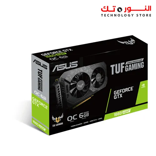 ASUS TUF Gaming GeForce® GTX 1660 SUPER™ OC Edition 6GB GDDR6 rocks high refresh rates without breaking a sweat