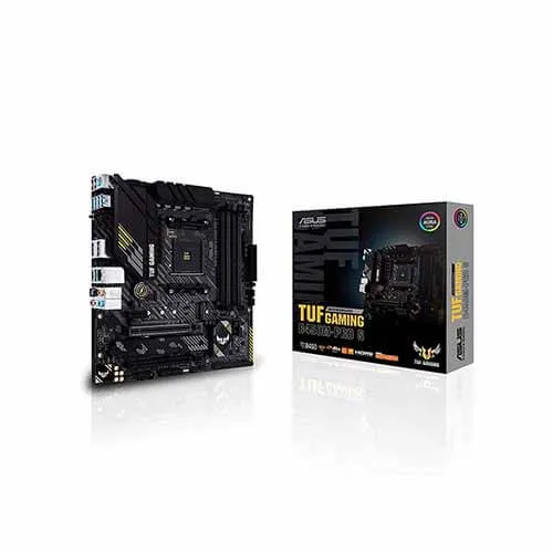 ASUS TUF Gaming B450M-PRO S AMD AM4 3rd Gen Ryzen Micro ATX Gaming Motherboard