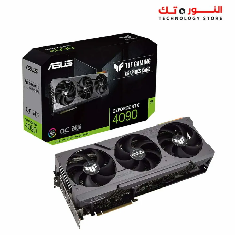 ASUS TUF Gaming GeForce RTX™ 4090 OC Edition 24GB GDDR6X with DLSS 3, lower temps, and enhanced durabilitylity