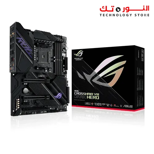 ASUS X570 ROG Crosshair VIII Dark Hero Dual LAN ATX Gaming Motherboard