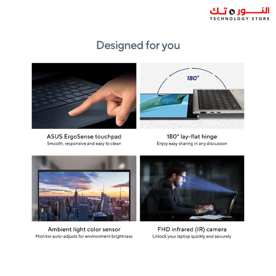 ASUS Zenbook S13 OLED M-UX5304VA-OLED007W CORE i7-1355U - RAM 16GB DDR5 - 1TB M.2 SSD NVME - 13.3INCH 3K OLED - WIN11