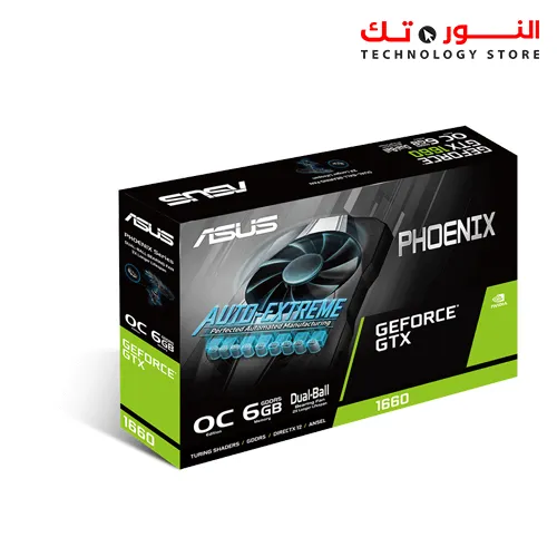 Asus PH-GTX1660-O6G Phoenix GeForce GTX 1660 OC edition 6GB GDDR5 Graphic Card