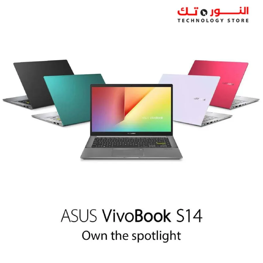 Asus Vivobook S14 S433EQ-AM07GW Intel Core™ i7-1165G7, 16GB DDR4 Ram, 512GB SSD, Nvidia GeForce MX350 2GB GDDR5, 14 Inch - Win 11-Transparent