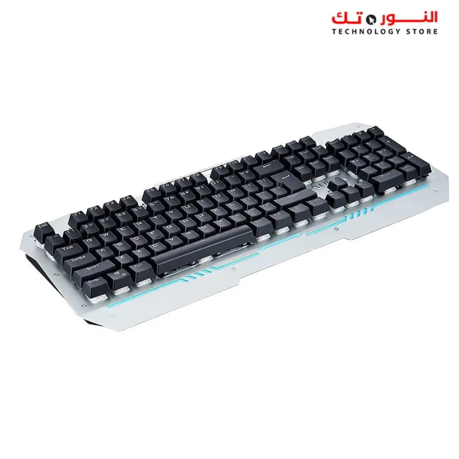 Aula Si-2009 Mechanical Gaming Keyboard With 7 Colors Backlit - Grey Black