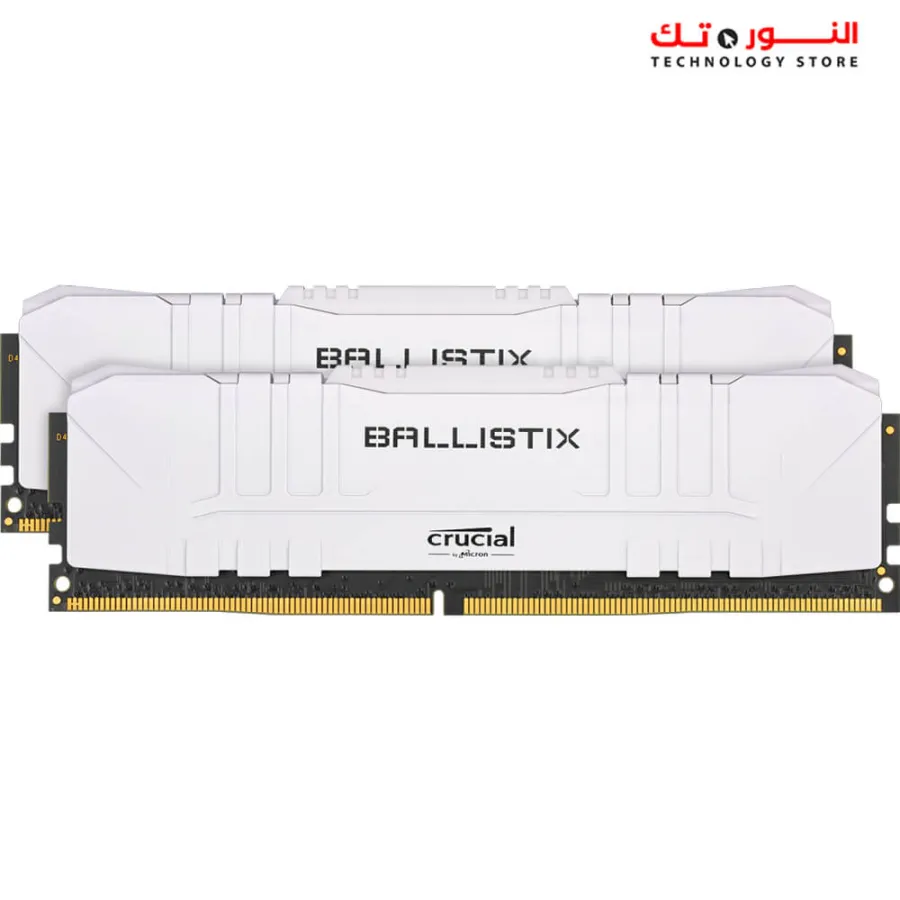Crucial Ballistix 16GB Kit 2 x 8GB DDR4-3600 CL16 Desktop Gaming Memory White