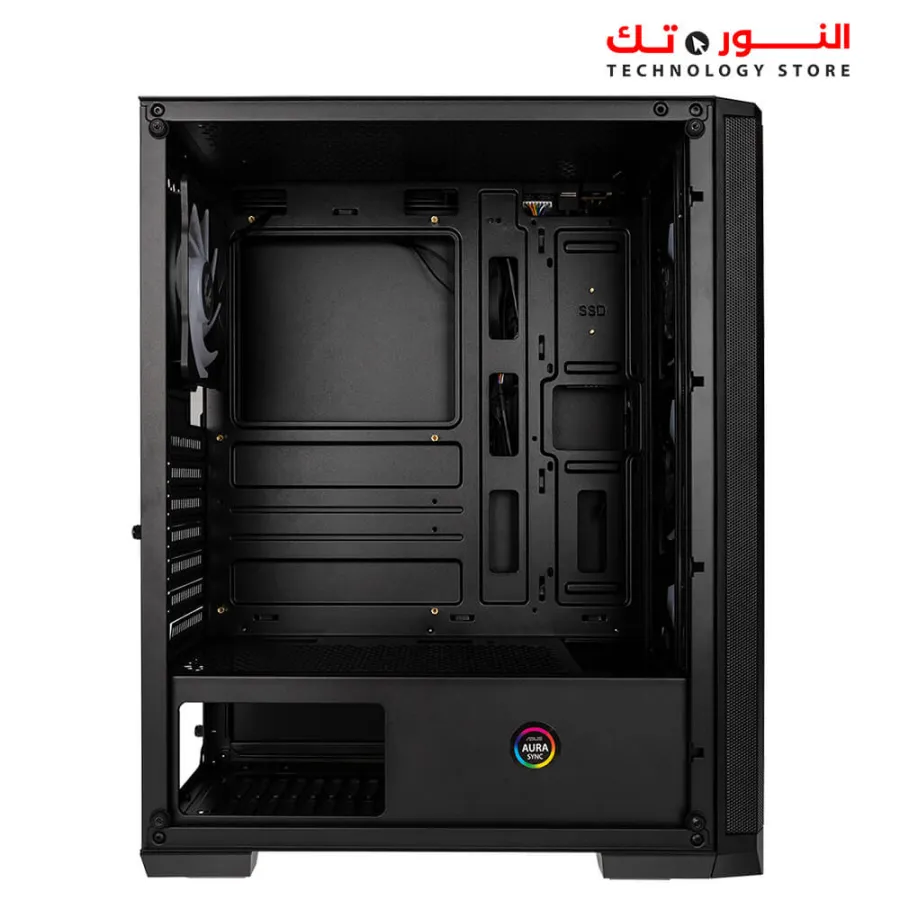 BitFenix Nova Mesh SE TG Mid Tower Case Tempered Glass Window 4F-RGB - Black
