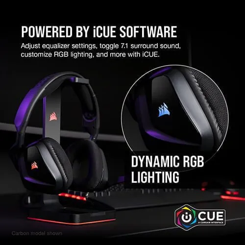 CORSAIR VOID RGB ELITE USB Premium Gaming Headset with 7.1 Surround Sound — White