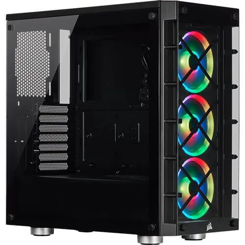 CORSAIR iCUE 465X RGB Mid-Tower ATX Smart Case — Black