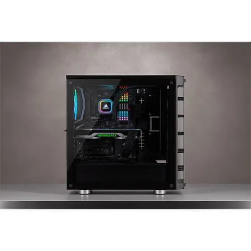CORSAIR iCUE 465X RGB Mid-Tower ATX Smart Case — Black