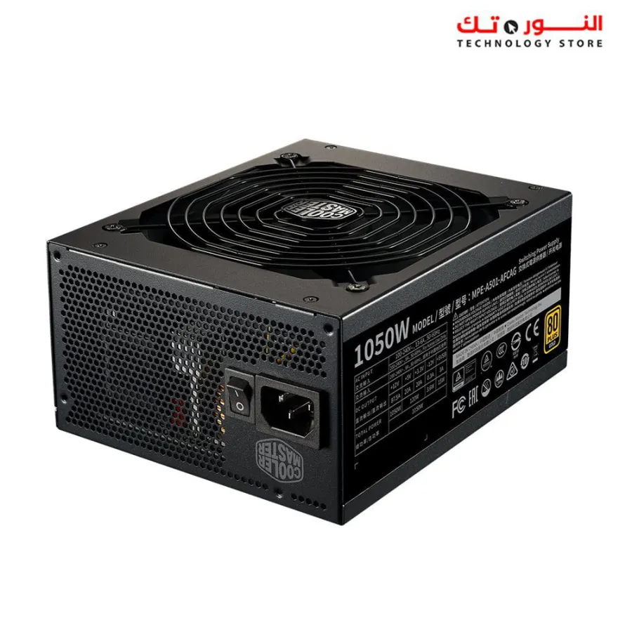 COOLER MASTER MWE +80GOLD 1050W V2 FULL MODULAR POWER SUPPLY MPE-A501-AFCAG