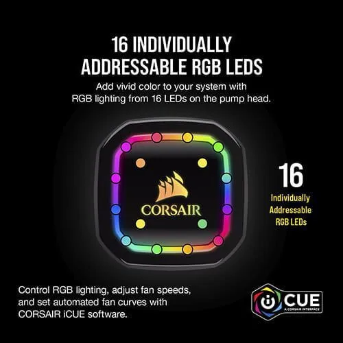 CORSAIR iCUE H150i RGB PRO XT Liquid CPU Cooler
