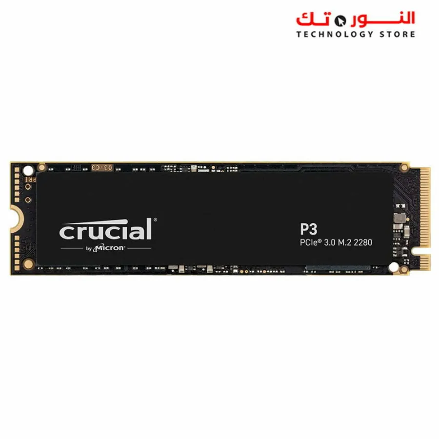 Crucial P3 500GB PCIe 3.0 3D NAND NVMe M.2 SSD, up to 3500MB/s Sequential Read &amp; 1900 MB/s Sequential Write - CT500P3SSD8