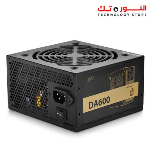 DEEPCOOL DA600 80 Plus Bronze Certified 600W Power Supply | 120mm PWM Silent Fan