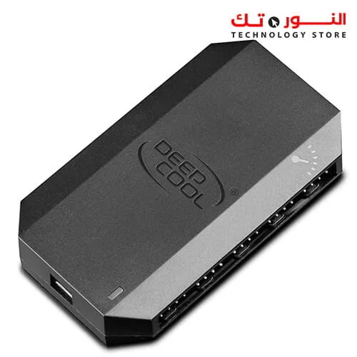 DEEPCOOL FH-10, 5V ADD-to 12V Transfer Hub, Motherboard with 12V 4-pin Header can Contorl 5V ADD Products,