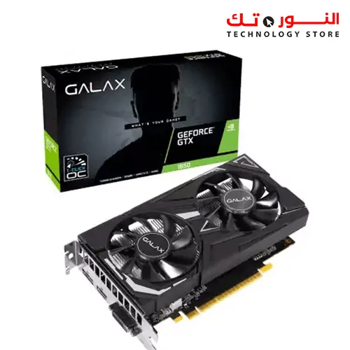 GALAX GeForce GTX 1650 EX 1-Click OC GDDR6 4GB GDDR6 128-bit DP HDMI DVI-D
