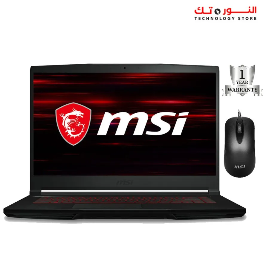 MSI GF63 Thin 11UC Core i5 11400H - Ram 8GB - SSD 256GB + 1TB HDD - RTX 3050 4G -15.6″ FHD
