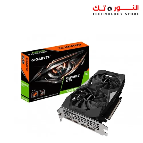 GIGABYTE GEFORCE GTX 1660 SUPER OC 6G GRAPHICS CARD, 2X WINDFORCE FANS, 6GB 192-BIT GDDR6,
