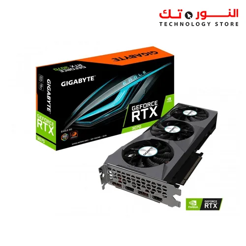 GIGABYTE GEFORCE RTX™ 3070 EAGLE OC 8GB 256-BIT GDDR6 PCI EXPRESS 4.0 X16 ATX VIDEO CARD