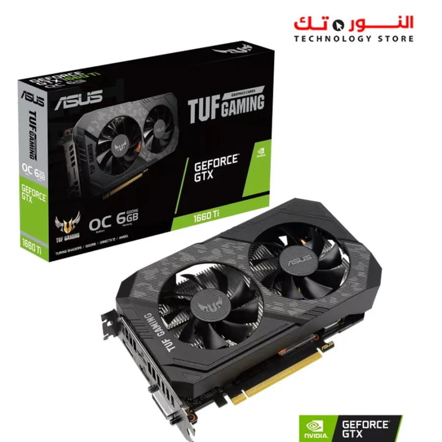 ASUS TUF Gaming GeForce® GTX 1660 Ti EVO OC Edition 6GB GDDR6