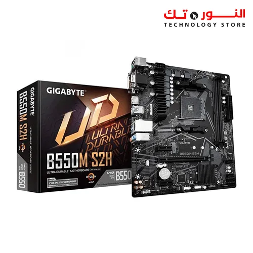 Gigabyte B550M S2H mATX Motherboard for AMD AM4 CPUs