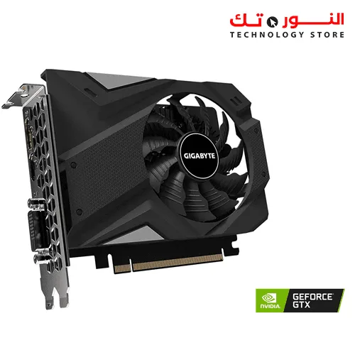 Gigabyte GeForce GTX 1650 D6  4G Graphics Card, 170mm Compact Size, 4GB 128-Bit GDDR6, GV-N1656OC-4GD Video Card