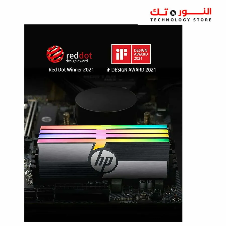 HP V10 RGB DDR4 3600MHz UDIMM CL14 2x16G