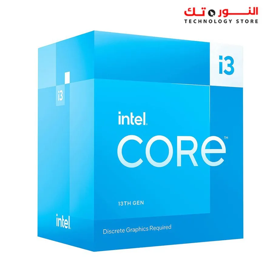 Intel Core i3-13100F Desktop Processor 4 cores 12MB Cache, up to 4.5 GHz