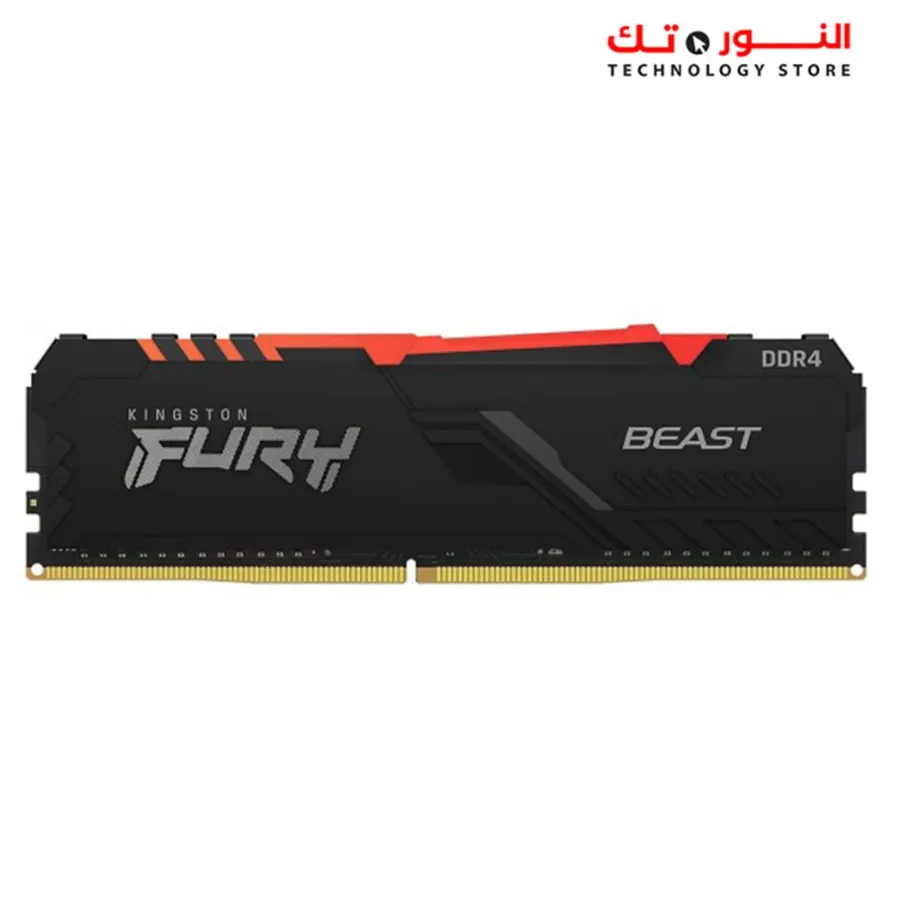 Kingston Fury Beast RGB 8GB 3200MHz DDR4 CL16 Desktop Memory Single Stick