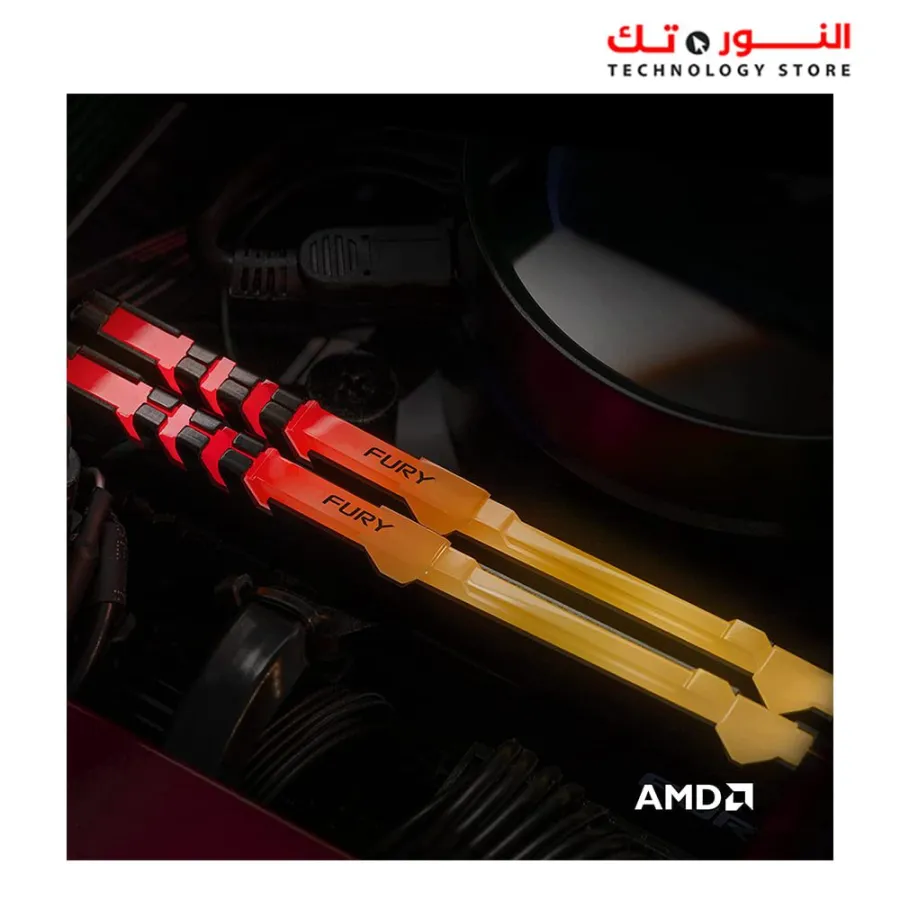 Kingston Fury Beast RGB 8GB 3600MHz DDR4 CL17 Desktop Memory Single Stick