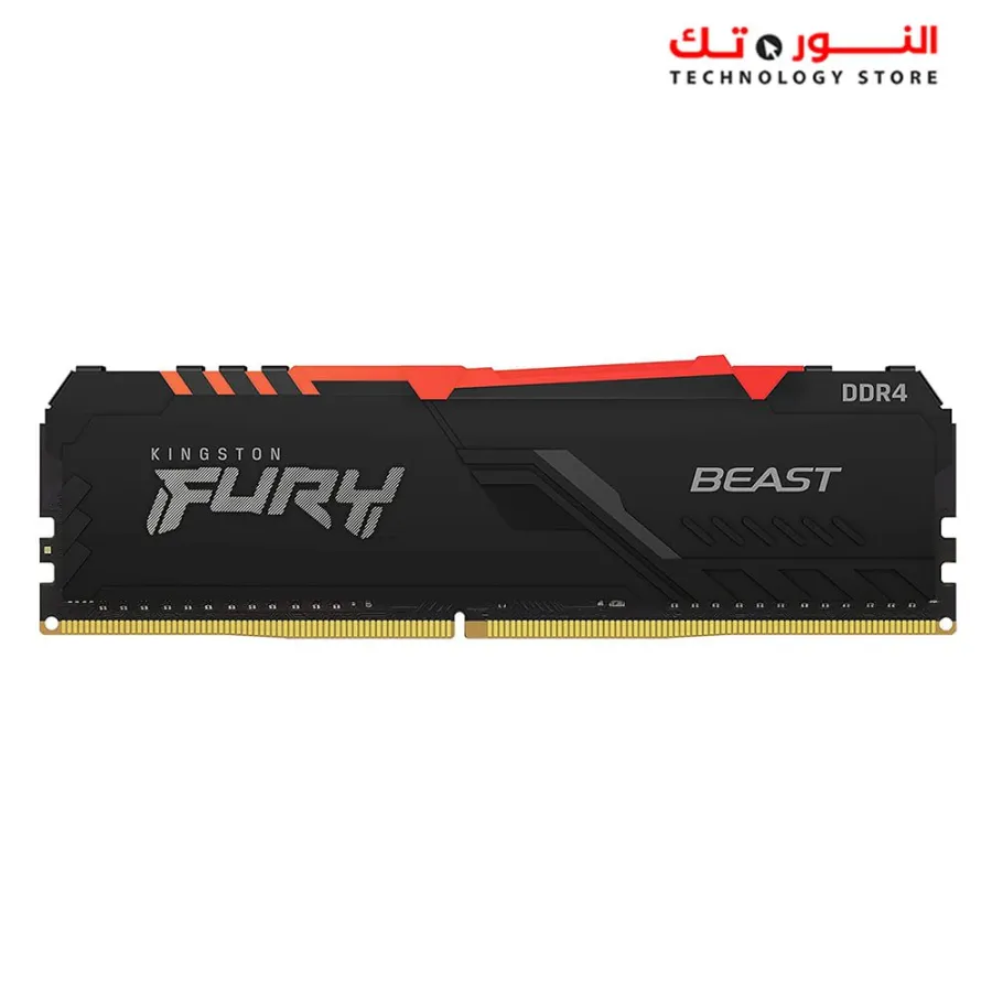 Kingston Fury Beast RGB 8GB 3600MHz DDR4 CL17 Desktop Memory Single Stick