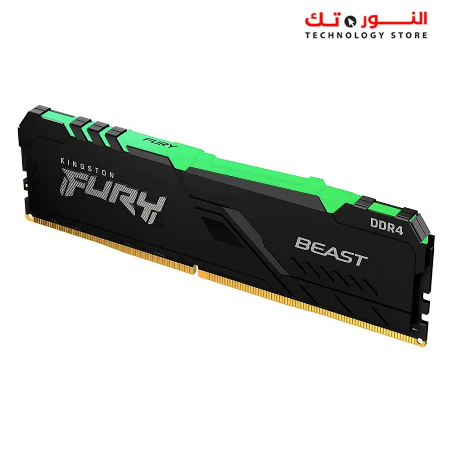 Kingston Fury Beast RGB 8GB 3600MHz DDR4 CL17 Desktop Memory Single Stick