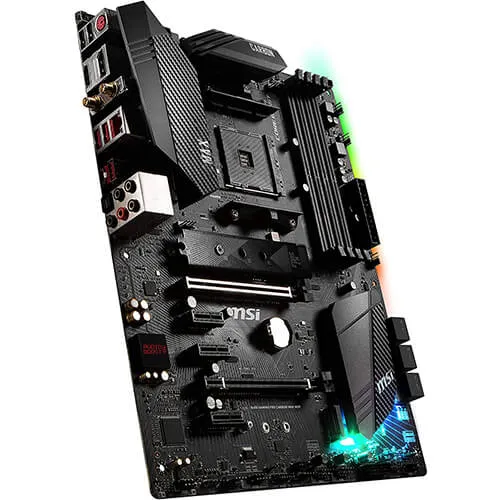 MSI B450 Gaming PRO Carbon MAX WiFi Performance Gaming AMD Ryzen 1st, 2nd, and 3rd Gen AM4 M.2 USB 3.2 Gen 2 DDR4 HDMI Display Port Wi-Fi ATX Motherboard