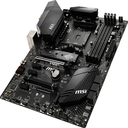 MSI B450 Gaming PRO Carbon MAX WiFi Performance Gaming AMD Ryzen 1st, 2nd, and 3rd Gen AM4 M.2 USB 3.2 Gen 2 DDR4 HDMI Display Port Wi-Fi ATX Motherboard