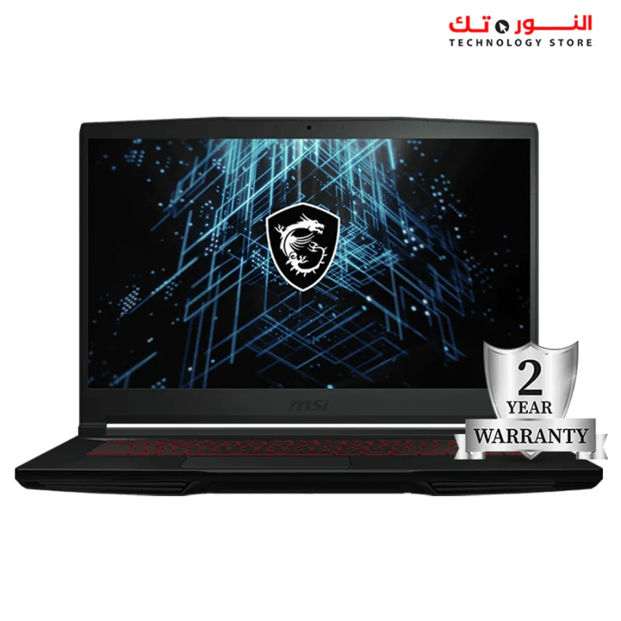 MSI GF63 Thin 11UD LAPTOP - Intel Core i7-11800H - RTX 3050Ti 4GB GDDR6 - 16GB RAM - 1TB+256GB NVMe - 15.6' FHD 144Hz - Win 11