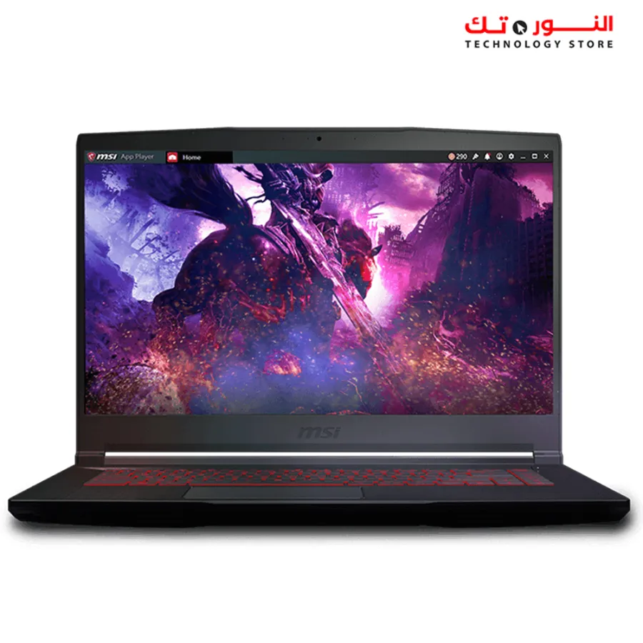 MSI GF63 Thin 11UD LAPTOP - Intel Core i7-11800H - RTX 3050Ti 4GB GDDR6 - 16GB RAM - 1TB+256GB NVMe - 15.6' FHD 144Hz - Win 11