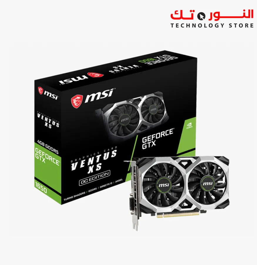 MSI GeForce GTX 1650 VENTUS XS 4G DDR6  Graphics Card