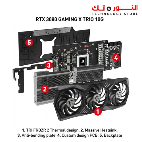 MSI GeForce RTX 3080 GAMING X TRIO 10GB GDDR6X