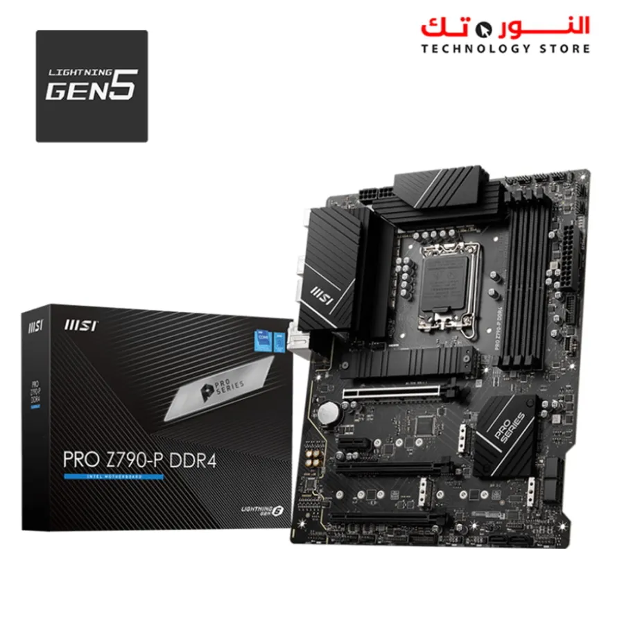 MSI PRO Z790-P DDR4 LGA 1700 Intel Z790 SATA 6Gb/s DDR4 ATX Motherboard