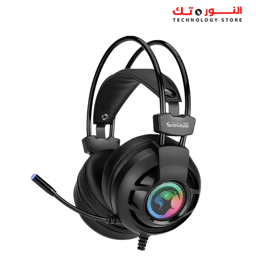 Marvo Scorpion HG9018 USB Gaming Headset Surround Sound 7.1 Drivers 40MM Noise Cancellation Microphone