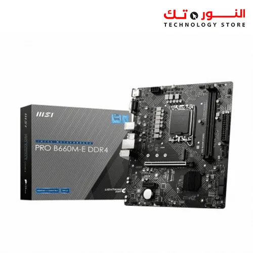 PRO B660M-E DDR4 12th Gen M-ATX Motherboard