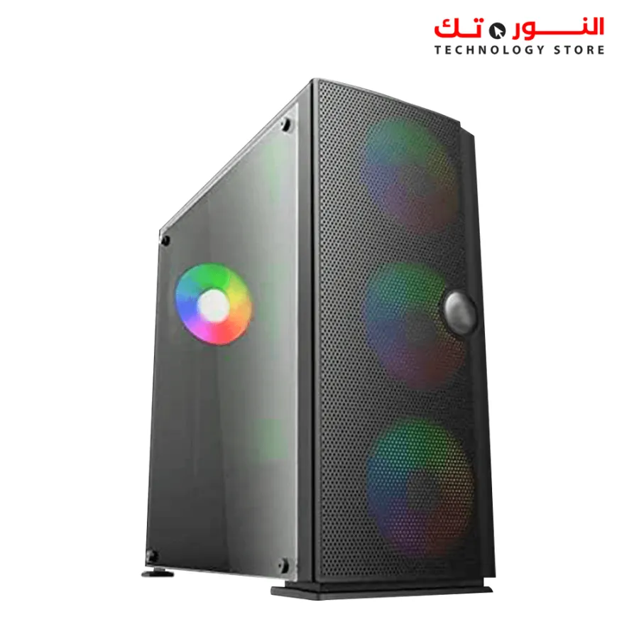 REDRAGON TOPSPIN GC651 GAMING CASE 4-F RGB + 600W 80+ BRONZE PSU