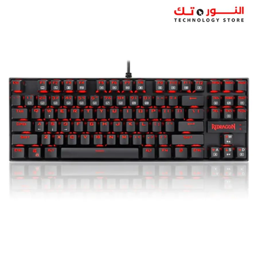 Redragon K552-2 KUMARA RED Backlight Gaming Mechanical Keyboard – METAL ABS CONSTRUCTION – Anti-Ghosting
