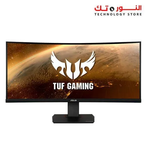 TUF Gaming VG35VQ Gaming Monitor – 35 inch WQHD (3440x1440), 100Hz, Extreme Low Motion Blur™, Adaptive-Sync,1ms (MPRT), Curved